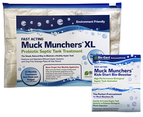 Muck munchers septic tank treatment